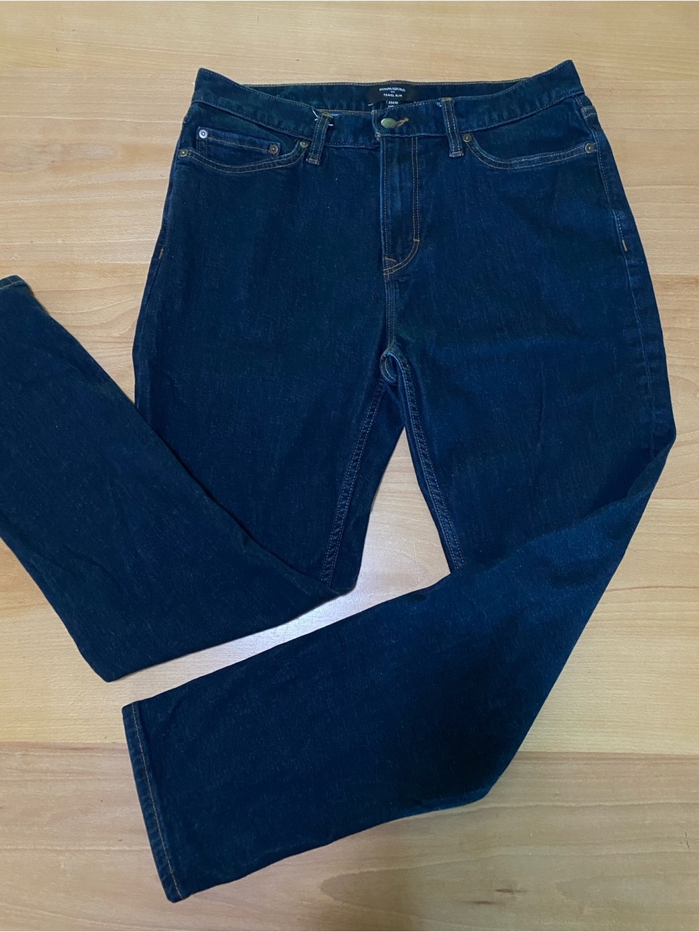 Banana Republic Travel Slim 33x30 Dark Indigo Jeans